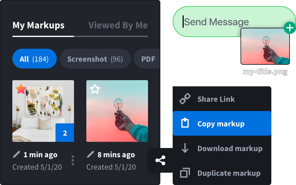 Organize and edit markkups forever